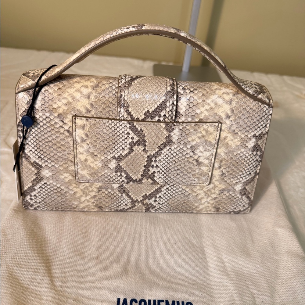 Jacquemus Le Grand Bambino Bag in Snake Embossed - Picture 7 of 16